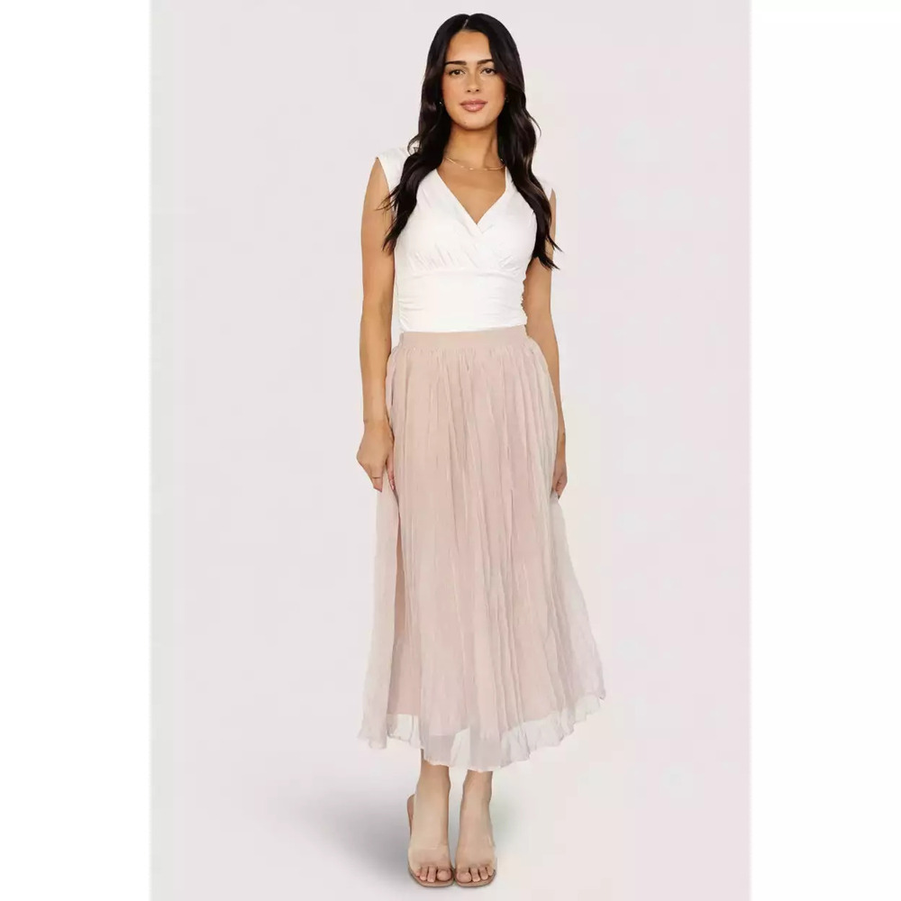 Baltic Born Cyra Midi Skirt | Natural Size MM